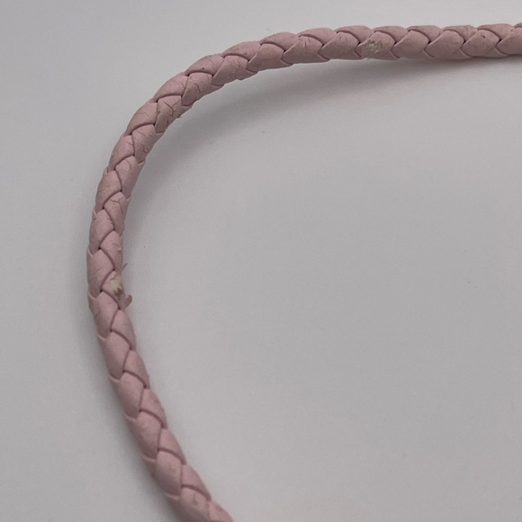 Rodeo Barbie Pink and Silver Pendant Necklace - Picture 7 of 7